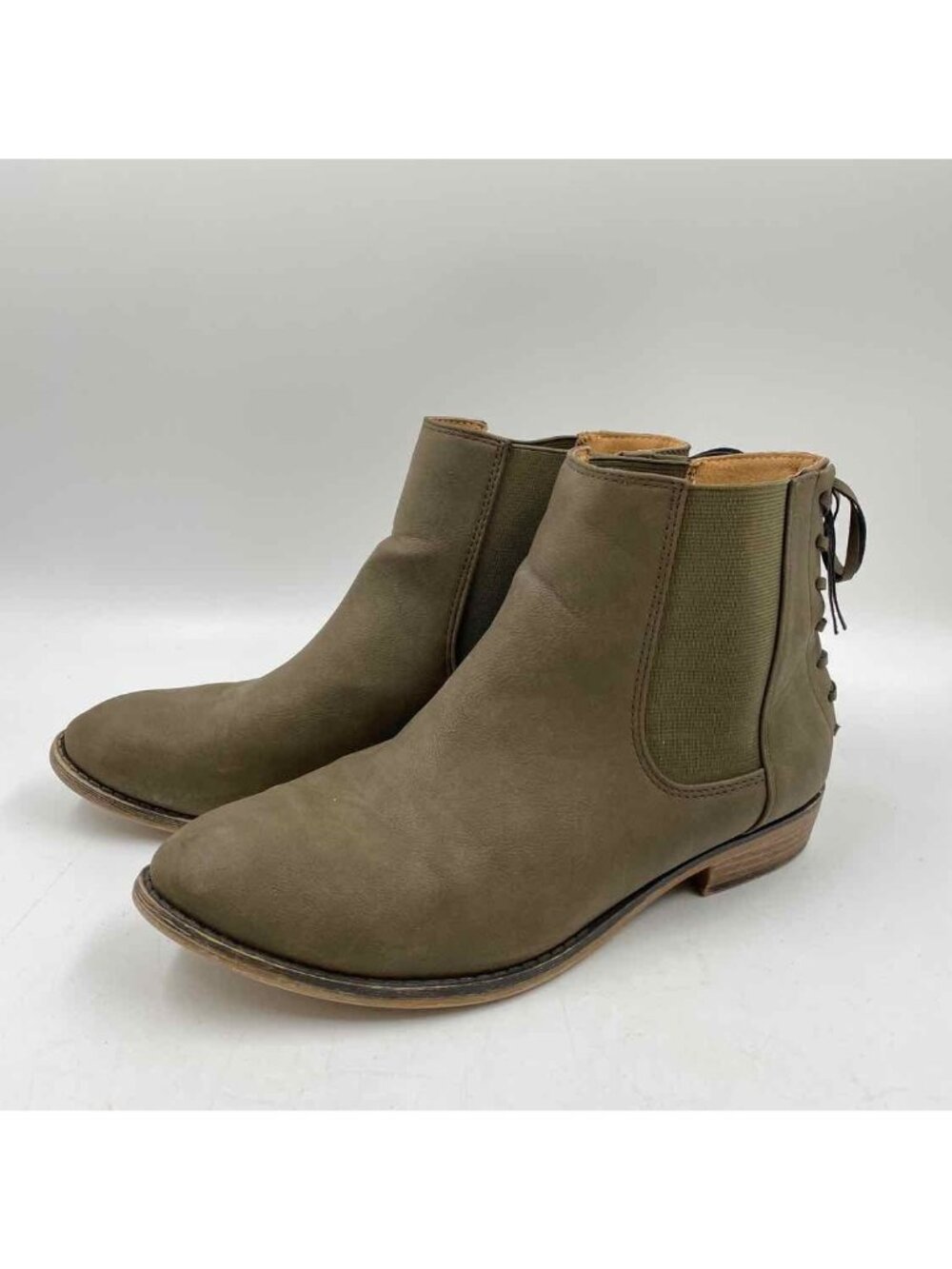 city classified Chelsea Pull On Women's Shoe Size 8 Green Solid Boots